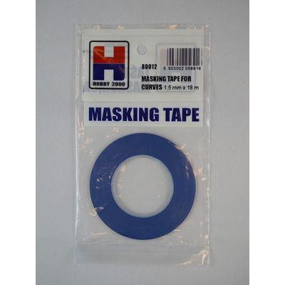 80012 - Masking Tape For Curves 1,5mm x 18m