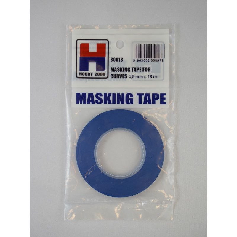 80018 - Masking Tape For Curves 4,5mm x 18m