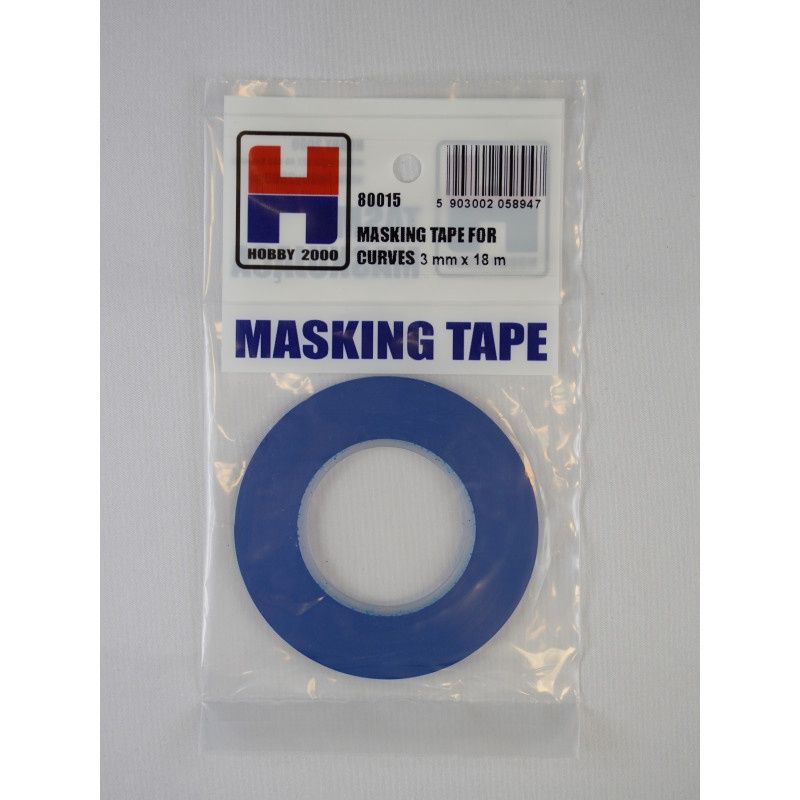 80015 - Masking Tape For Curves 3mm x 18m