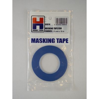 80014 - Masking Tape For Curves 2,5mm x 18m