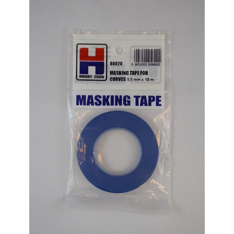 80020 - Masking Tape For Curves 5,5mm x 18m