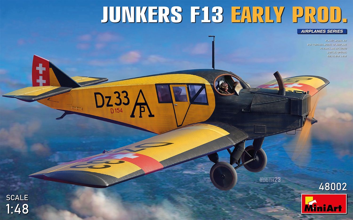 48002 - Junkers F13. Early Prod. - 1:48