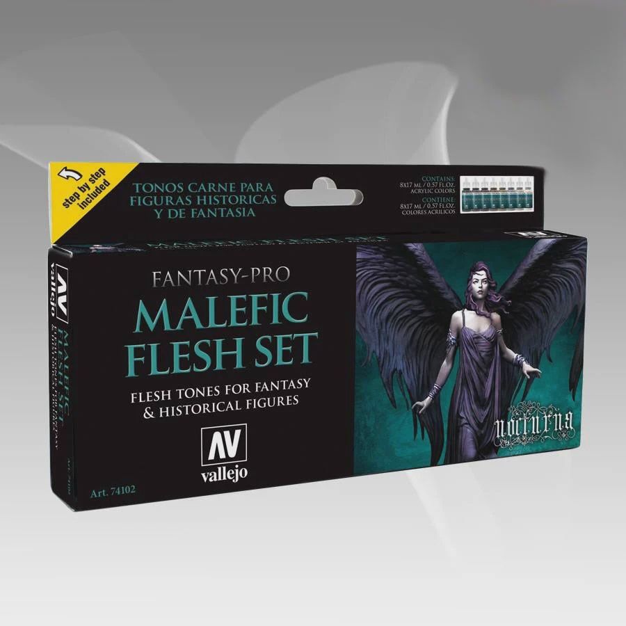 74102 - Fantasy-Pro Malefic Flesh Set - 8x 17ml