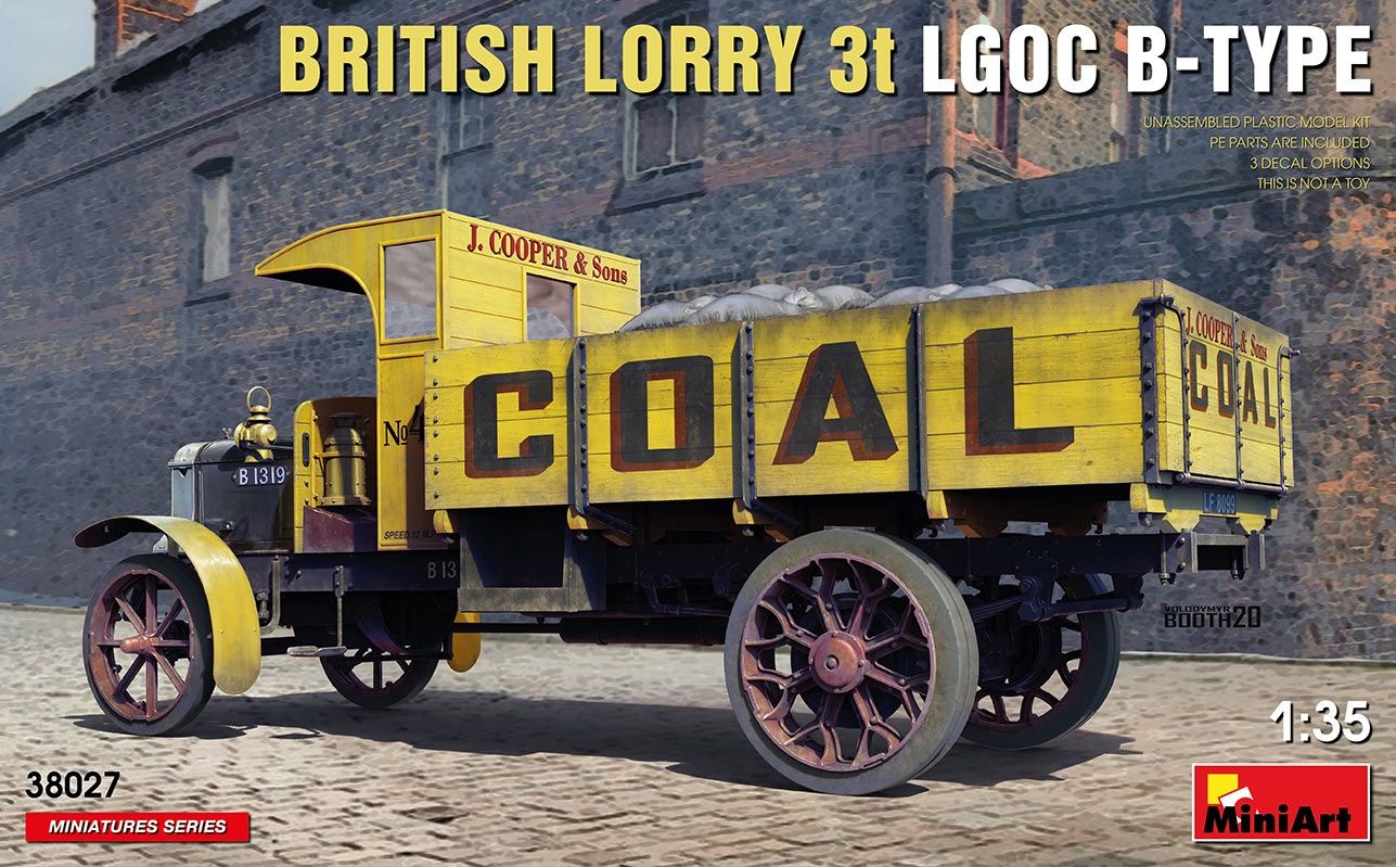 38027 - British Lorry 3t LGOC B-Type - 1:35
