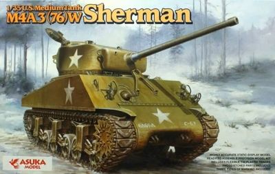 35-019 - U.S. Medium Tank M4A3(76)W Sherman - 1:35
