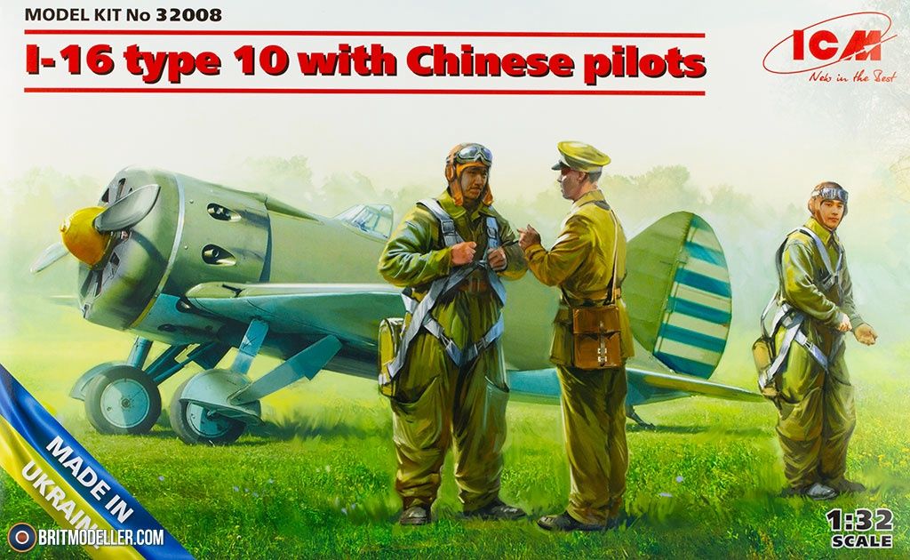 32008 - I-16 type 10 with Chinese pilots - 1:32