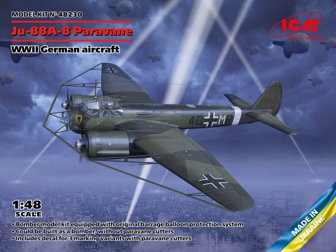 48230 - Ju-88A-8 Paravane - 1:48