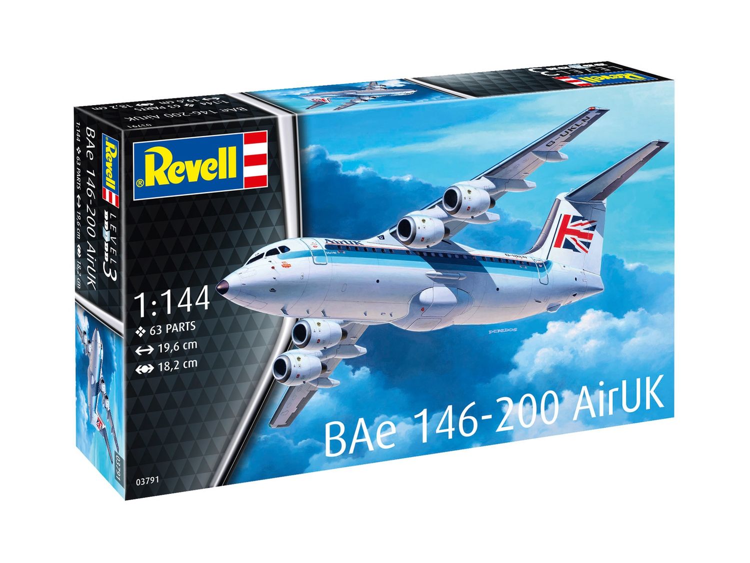 03791 - BAe 146-200 AirUK - 1:144