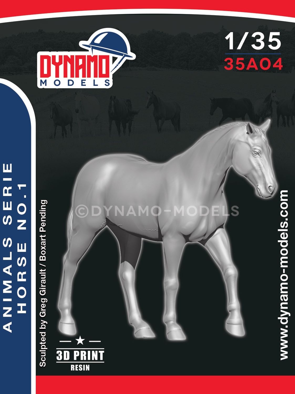 35A04 - Animal Serie - Horse No.1 - 1:35