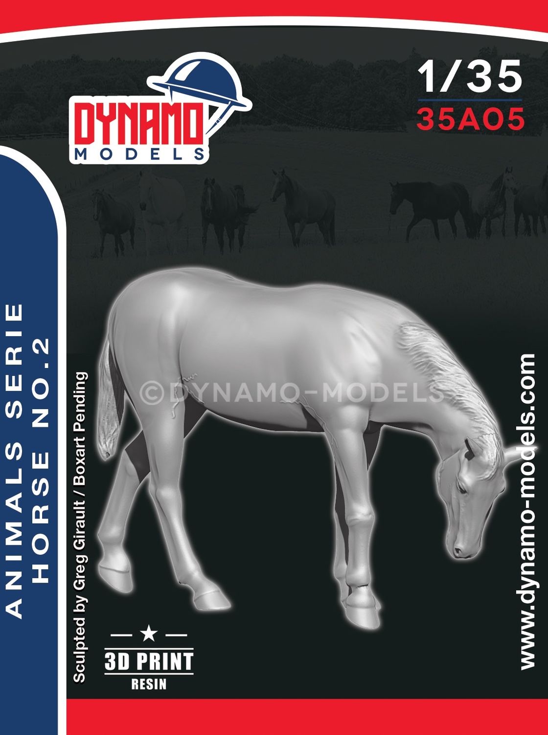35A05 - Animal Serie - Horse No.2 - 1:35