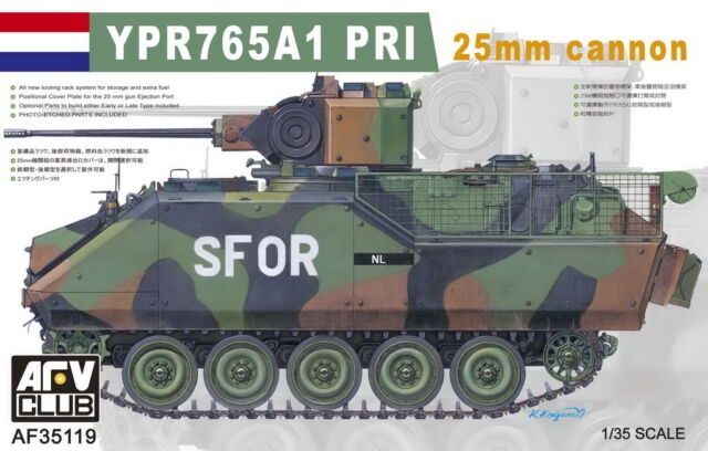 AF35119 - YPR-765A1 PRI SFOR 25mm cannon - 1:35