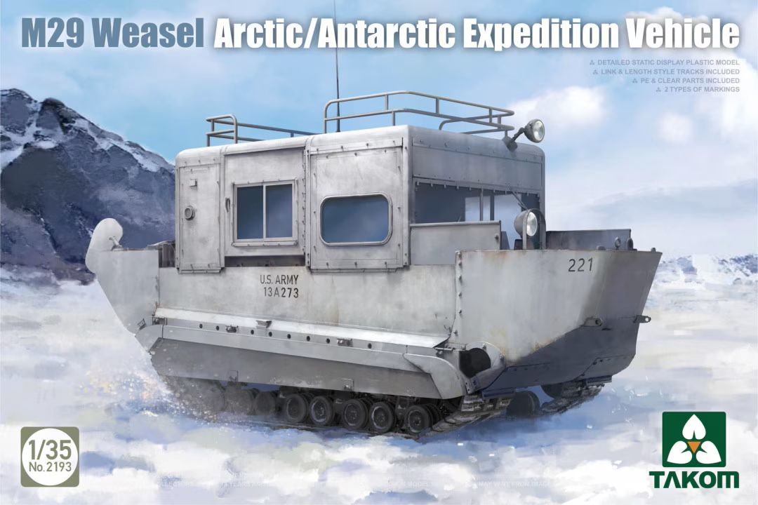2193 - M29 Weasel Artic/Antarctic Expedition Vehicle - 1:35