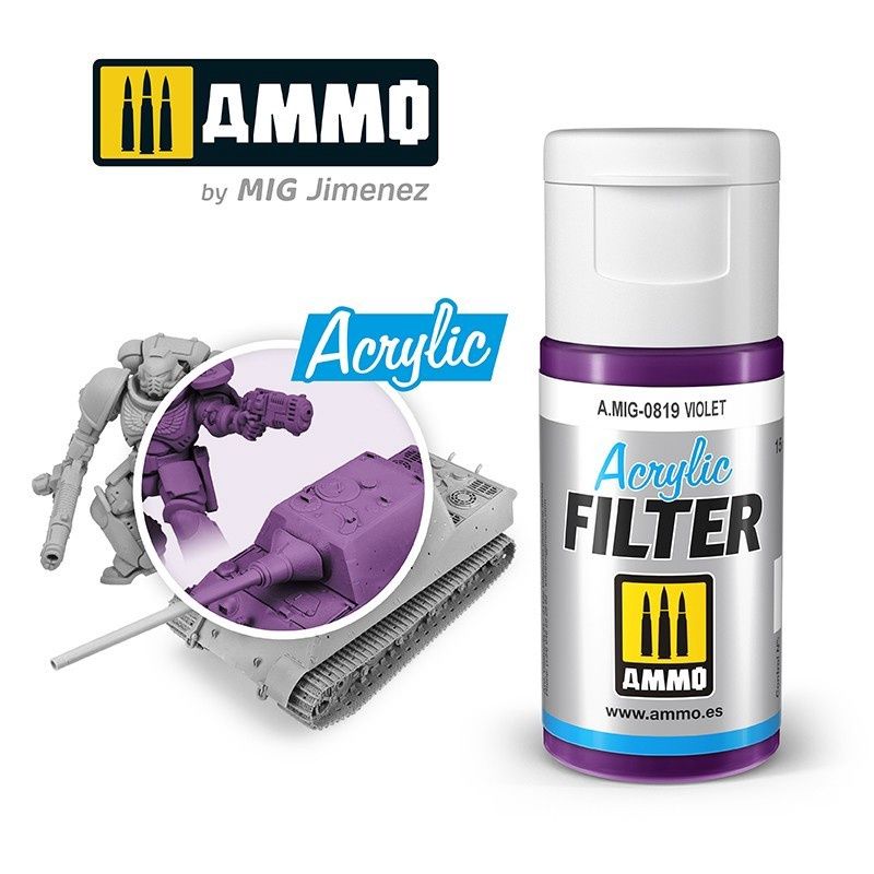 A.MIG-0819 - Acrylic Filter - Violet - 15ml