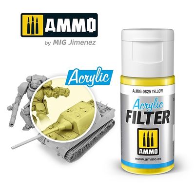 A.MIG-0825 - Acrylic Filter - Yellow - 15ml