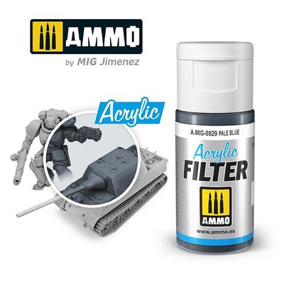 A.MIG-0829 - Acrylic Filter - Pale Blue - 15ml