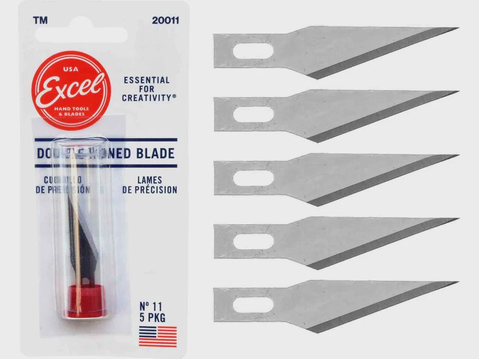 20011 - #11 Double Honed Blade - 5 Pieces