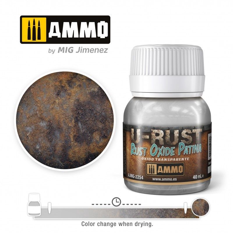 A.MIG-2254 - U-RUST - Rust Oxide Patina - 40ml