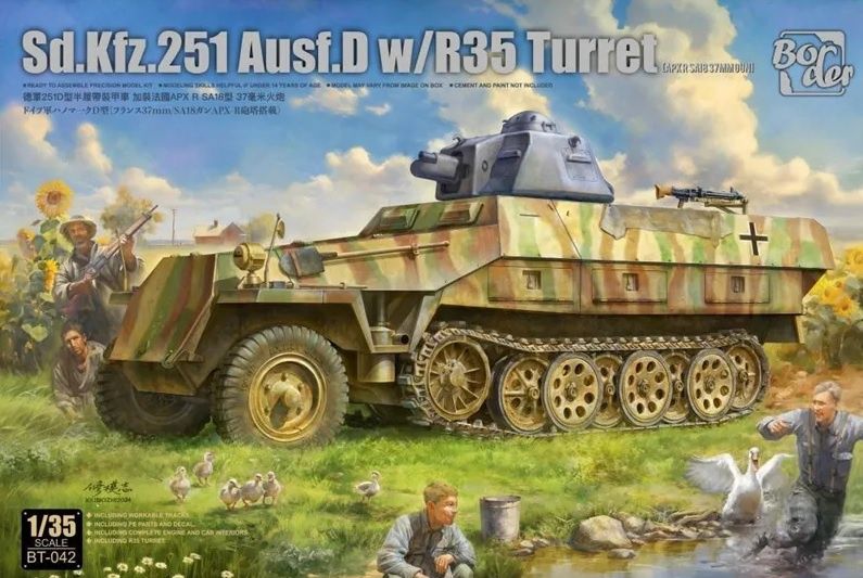 BT-042 - Sd.Kfz.251 Ausf.D with R35 Turret - 1:35