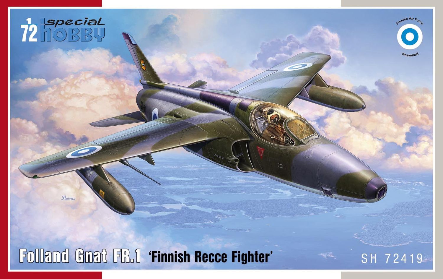 SH72419 - Folland Gnat FR.1 &#39;Finnish Recce Fighter&#39; - 1:72