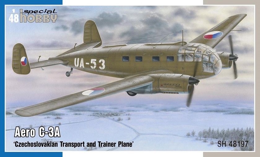 SH48197 - Aero C-3A Czechoslovakian Transport and Trainer Plane - 1:48