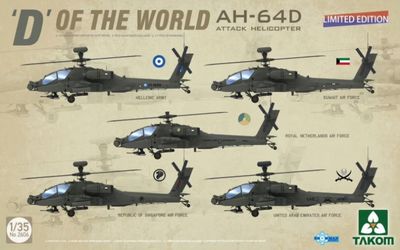 2606 - "D" of the World AH-64D Attack Helicopter - Limited Edition - 1:35