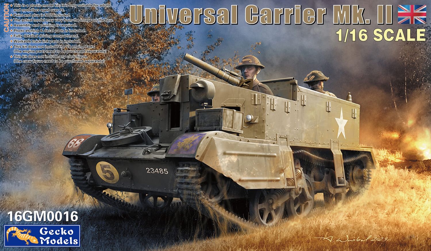 16GM0016 - Universal Carrier Mk.II - 1:16