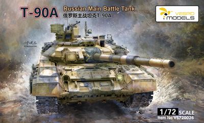 VS720026 - T-90A Russian Main Battle Tank - 1:72
