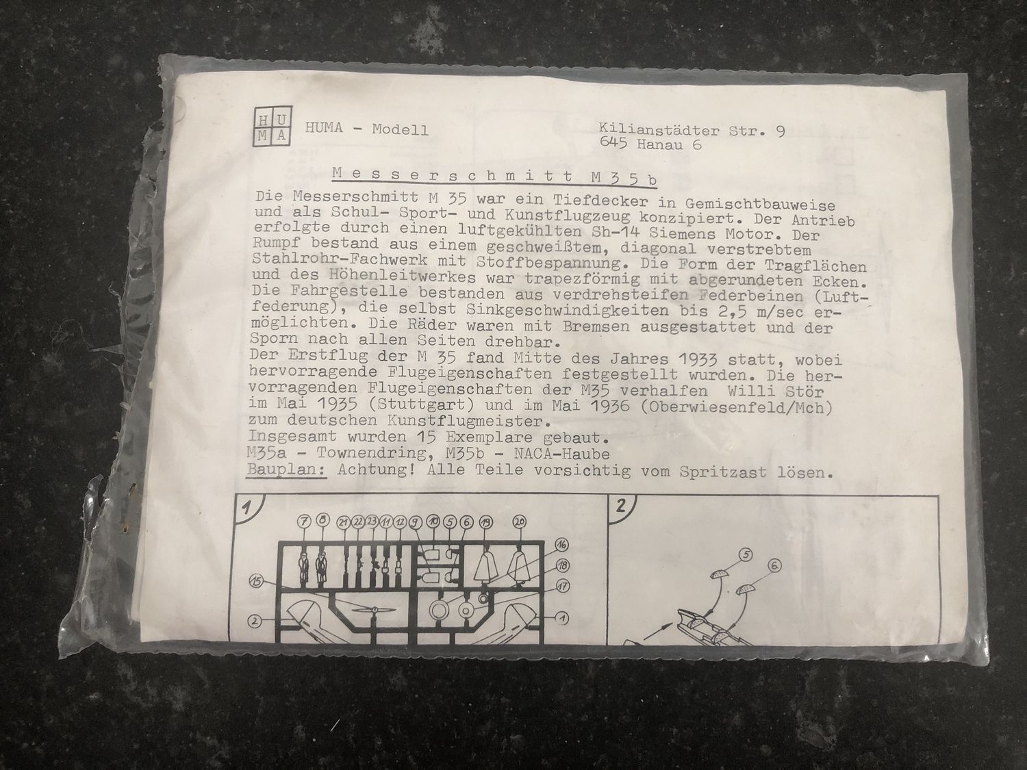 0000 - Messerschmitt M35b - Bagged - 1:72