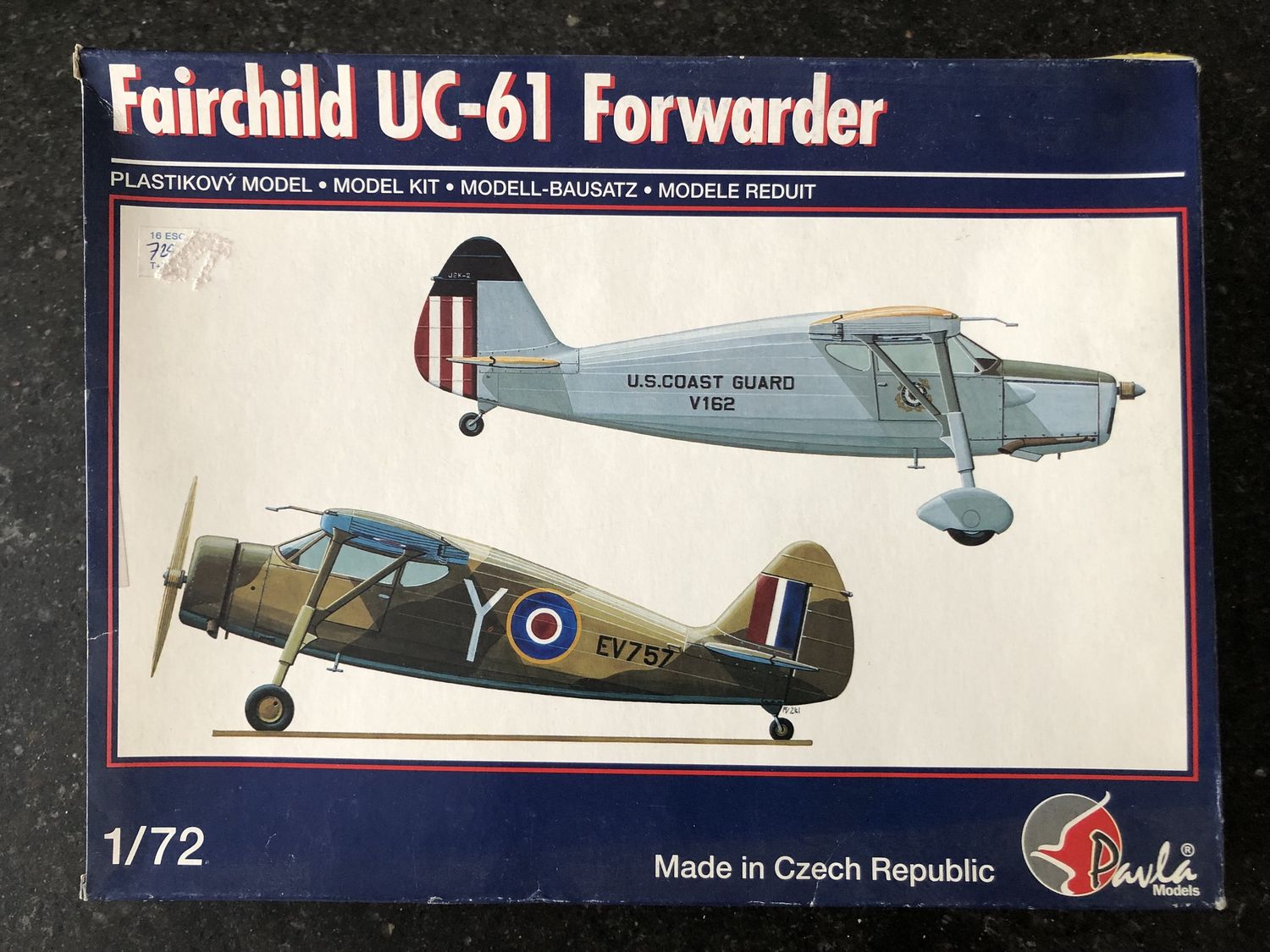72029 - Fairchild UC-61 Forwarder - 1:72
