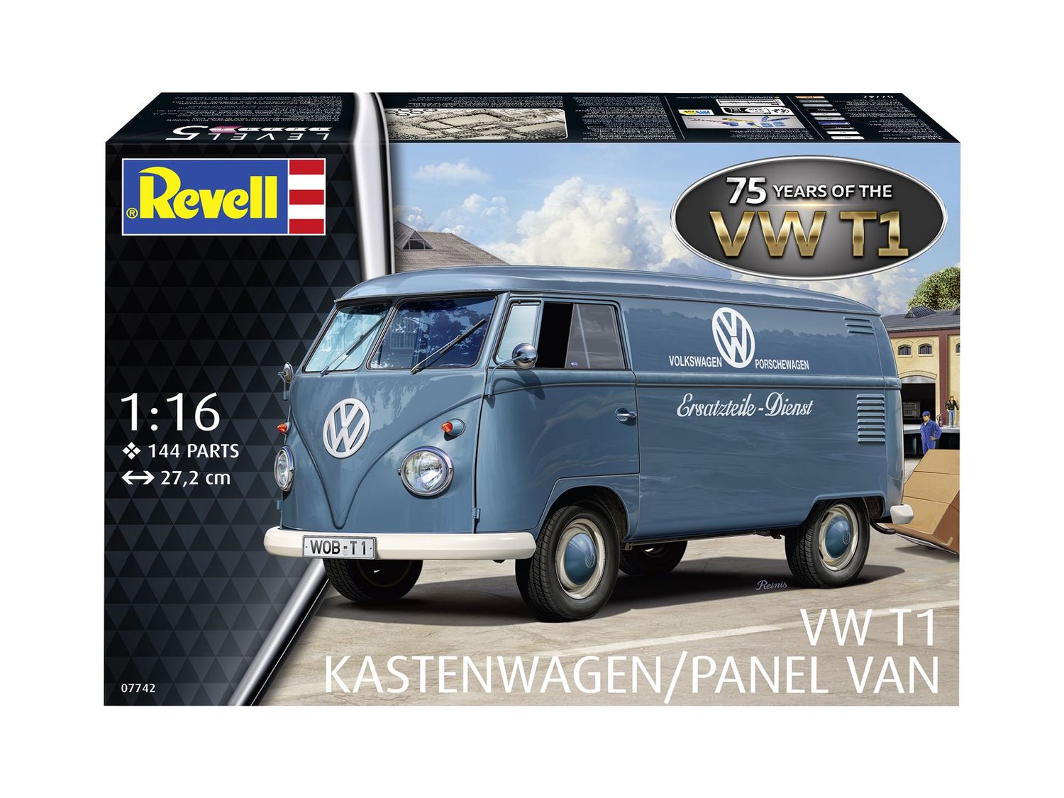 07742 - VW T1 Kastenwagen/Panel Van - 1:16