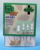 AB-353 / AB-3503 - Ammo Basic Set - 7,5 cm Ammo for Kw.K.37/Stu.K.37 - 1:35