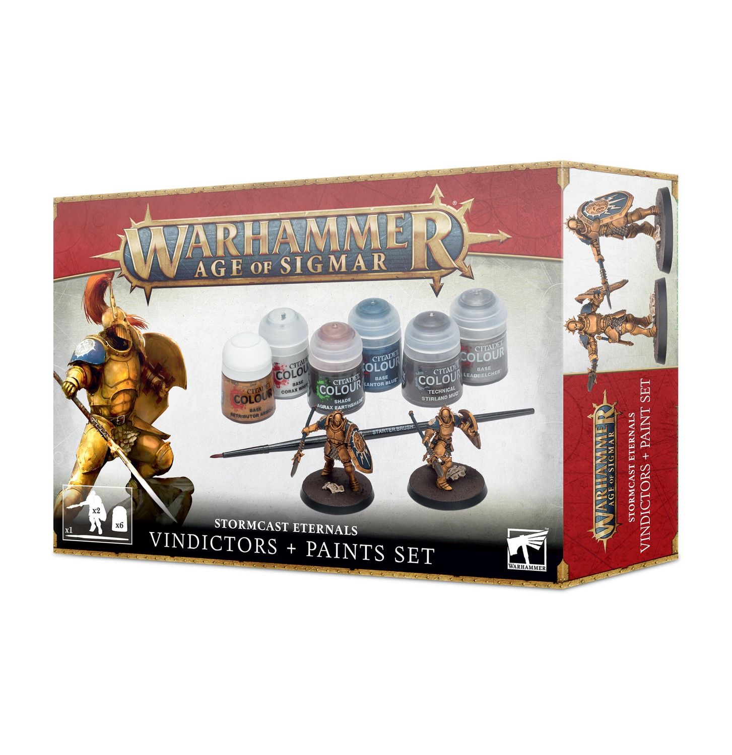 54170218002/60-10 - Age of Sigmar Stormcast Eternals Vindictors and Paint Set