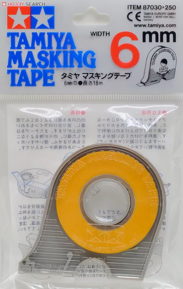 87030 - Tamiya Masking Tape - width 6 mm - incl. dispenser