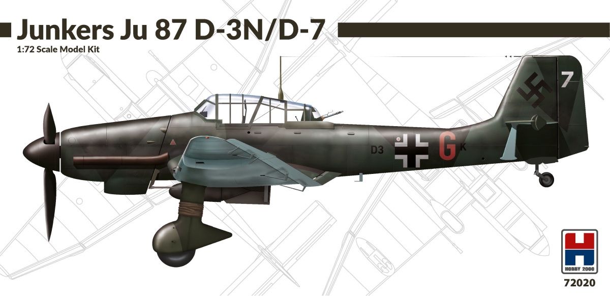 72020 - Junkers Ju-87 D-3N/D-7 - 1:72
