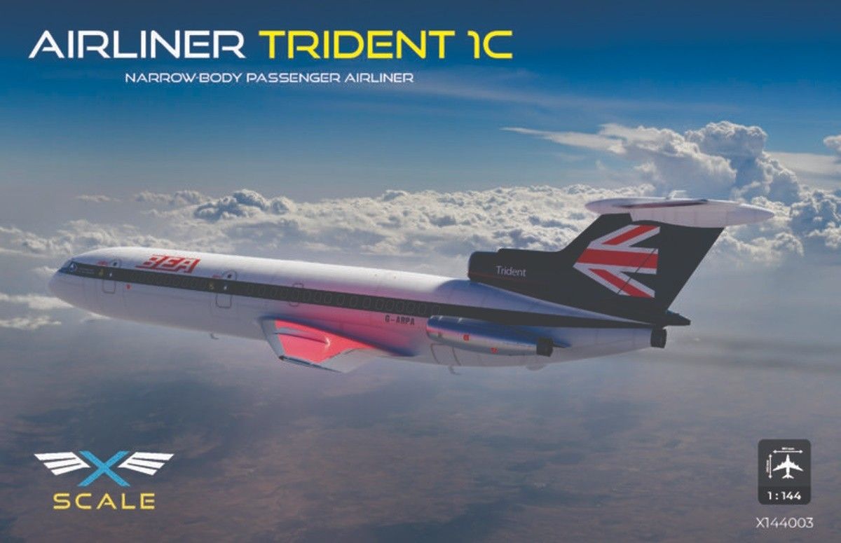 X144003 - Airliner Trident 1C - 1:144