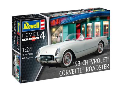 07718 - '53 Chevrolet Corvette Roadster - 1:24