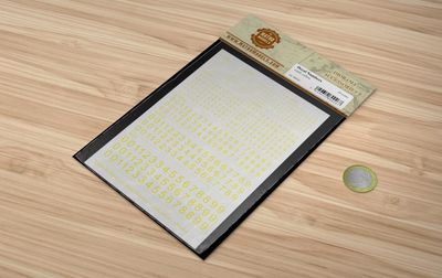 80026 - Decal Numbers - small, yellow - all scales