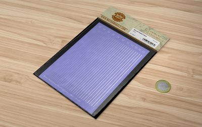 80047 - Decal Solid Lines - white - all scales