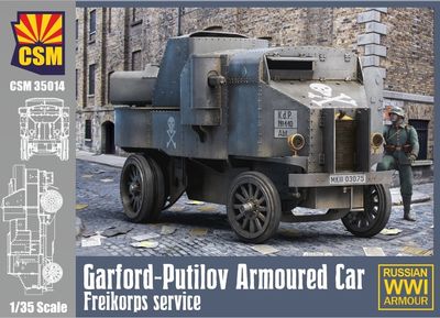 CSM35014 - Garford-Putilov Armoured Car Freikorps Service - 1:35