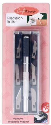 11064-02 - Precision Knife with 6 blades and Integrated magnet