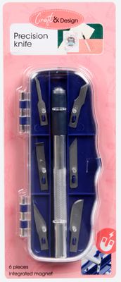 11064-05 - Precision Knife with 6 blades and Integrated magnet