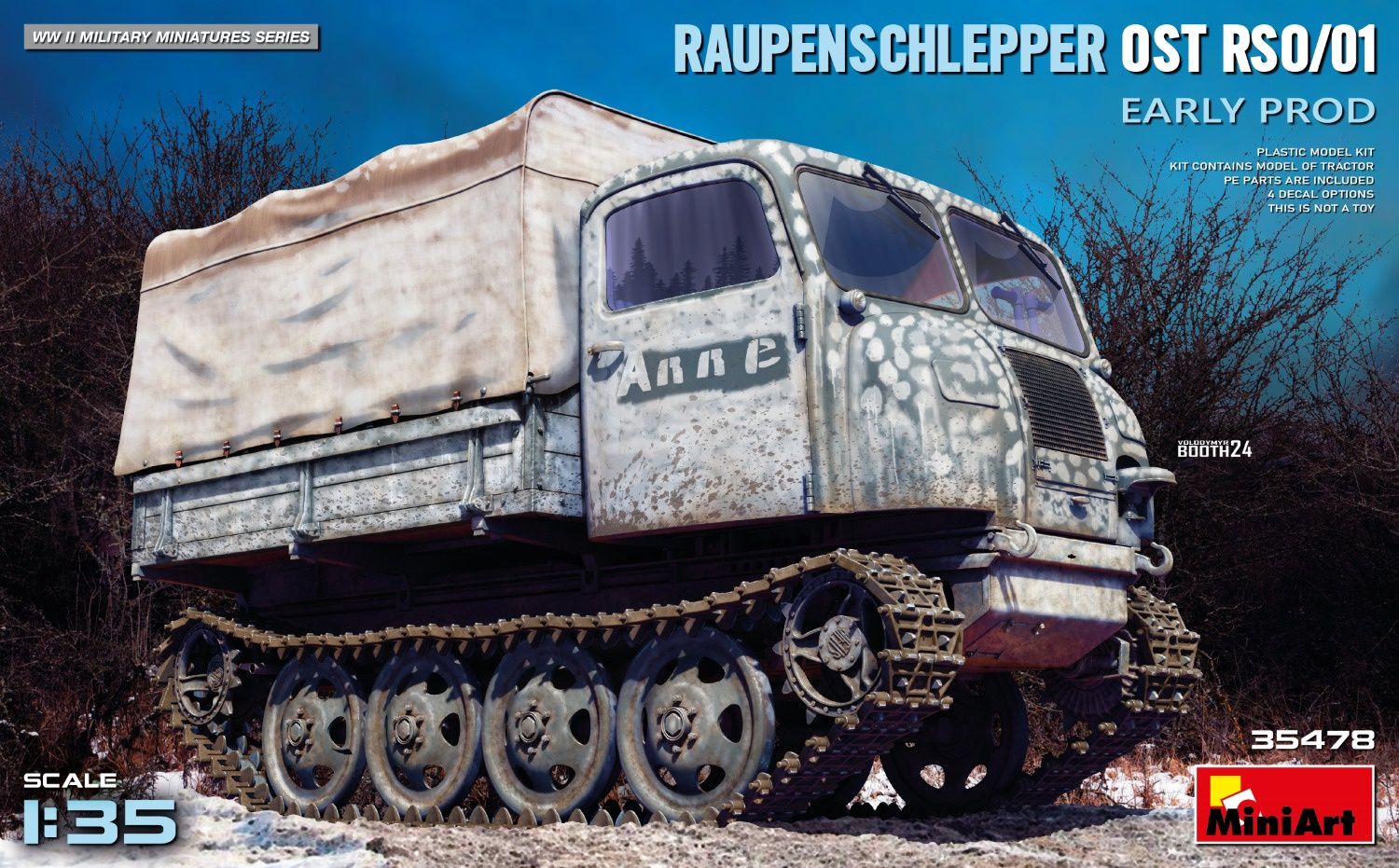 35478 - Raupenschlepper Ost RSO/01. Early Prod. - 1:35
