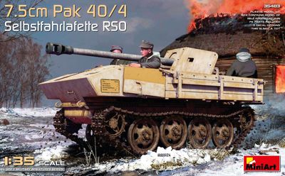 35483 - 7.5cm Pak 40/4. Selbstfahrlafette RSO - 1:35