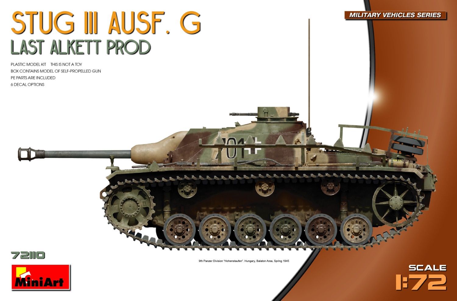 72110 - StuG III Ausf. G Last Alkett Prod - 1:72