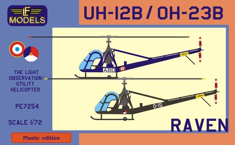 PE7254 - UH-12B / UH-12B Raven (Holland AF, French AF) - 1:72