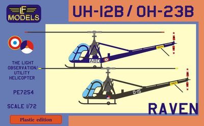 PE7254 - UH-12B / UH-12B Raven (Holland AF, French AF) - 1:72