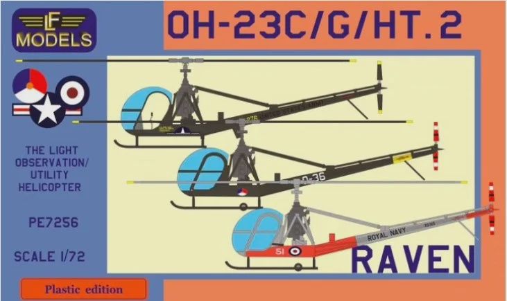 PE7256 - OH-23C/G/HT.2 Raven - 1:72