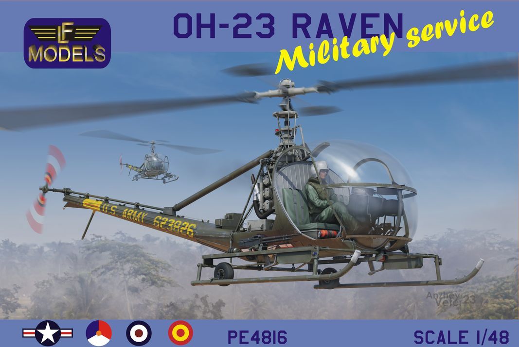 PE4816 - OH-23 Raven - Military service - 1:48