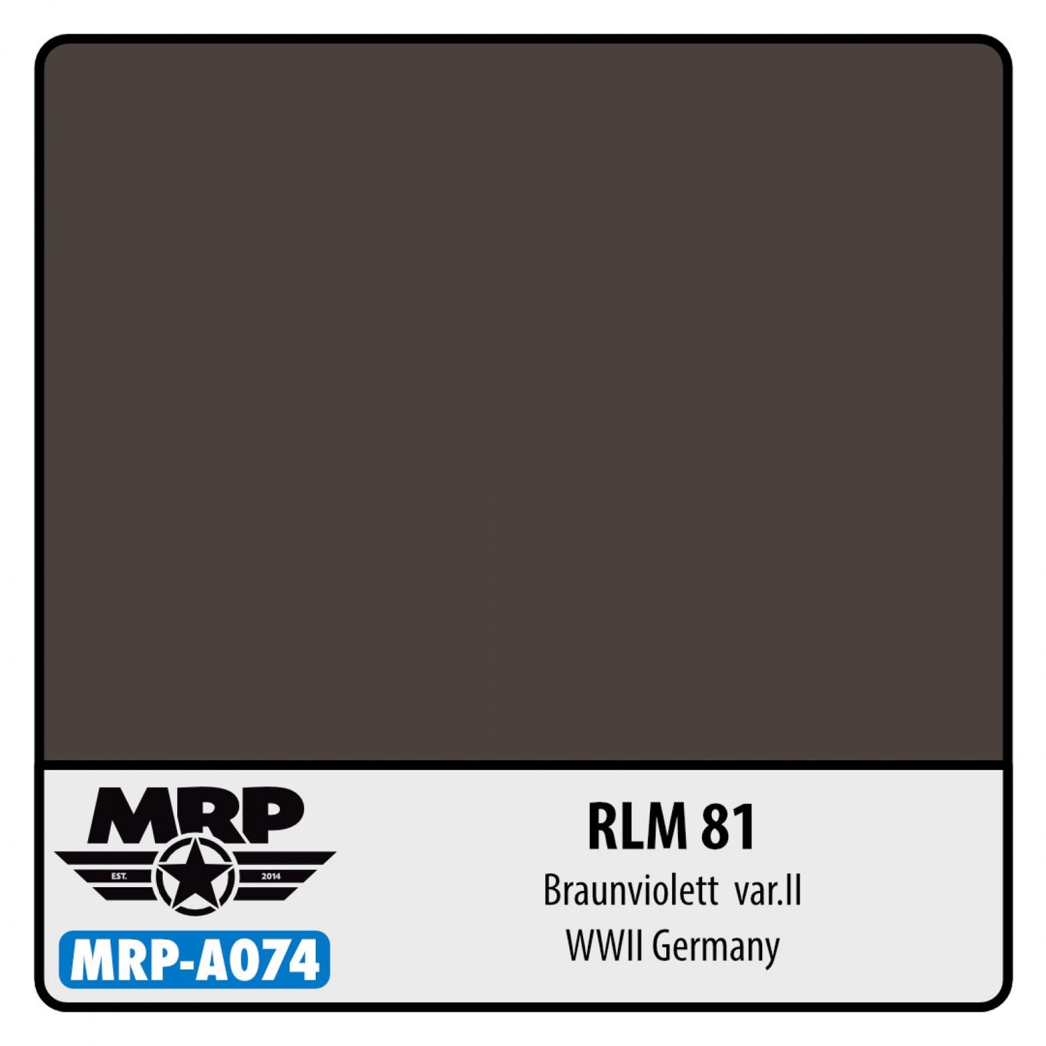 MRP-A074 - RLM 81 Braunviolet variant II - WWII Germany - 20ml