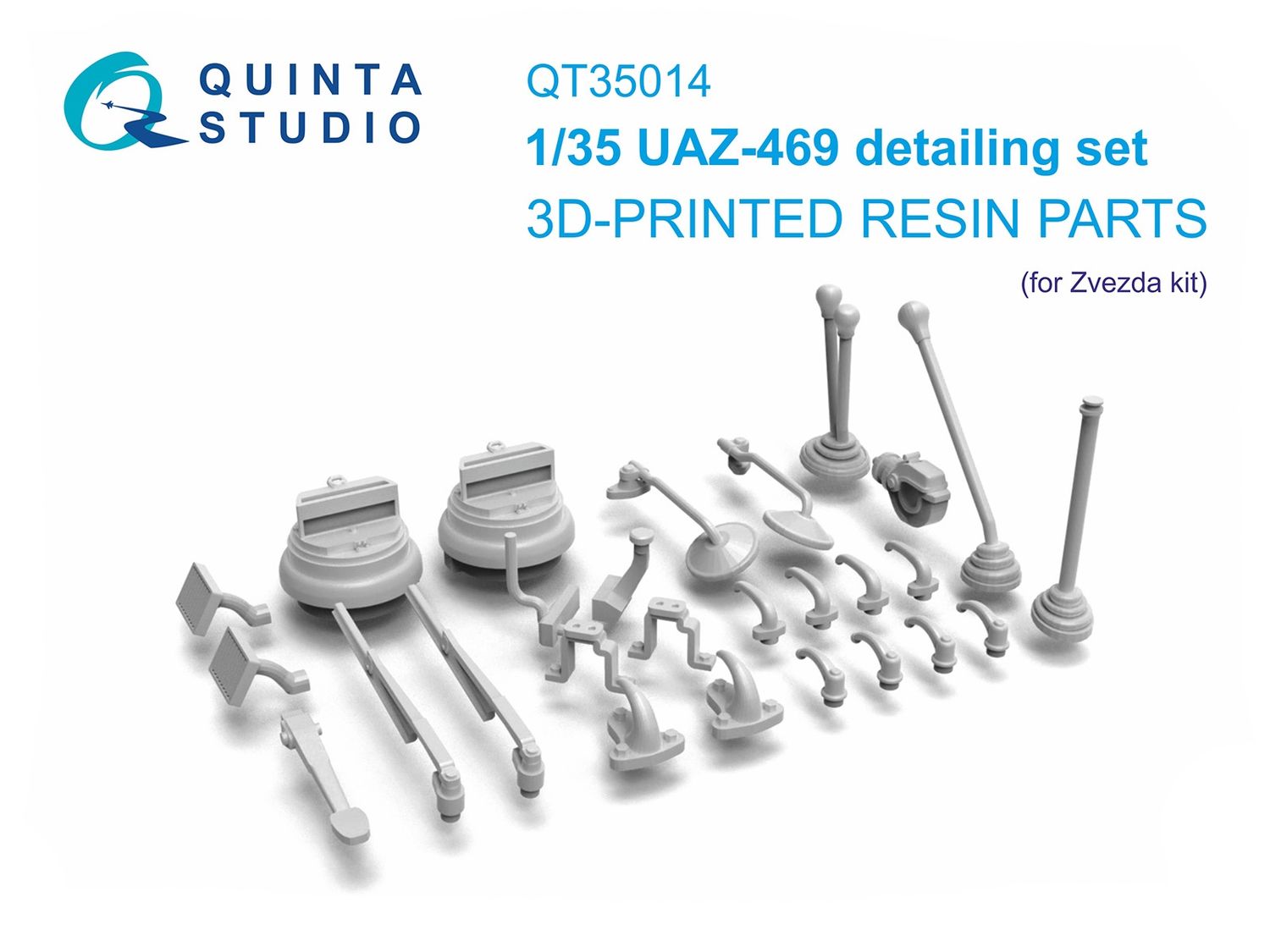QT35014 - UAZ-469 detailing set (All kits) - 1:35